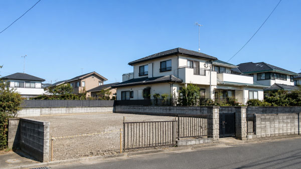筑西市 木造住宅解体 参考イメージ（解体後）