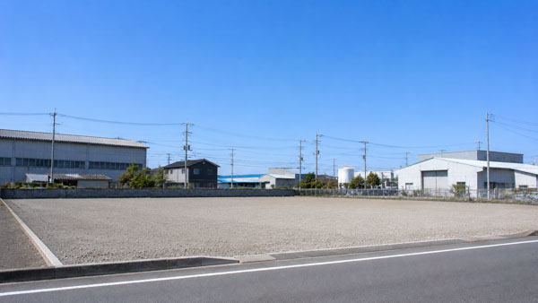 筑西市 鉄骨倉庫解体 参考イメージ（解体後）