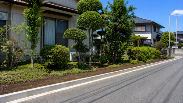 筑西市 ブロック塀撤去 参考イメージ（解体後）