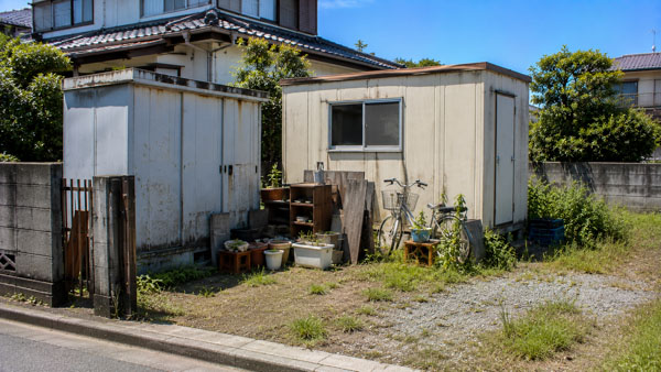 筑西市 物置解体 参考イメージ（解体前）