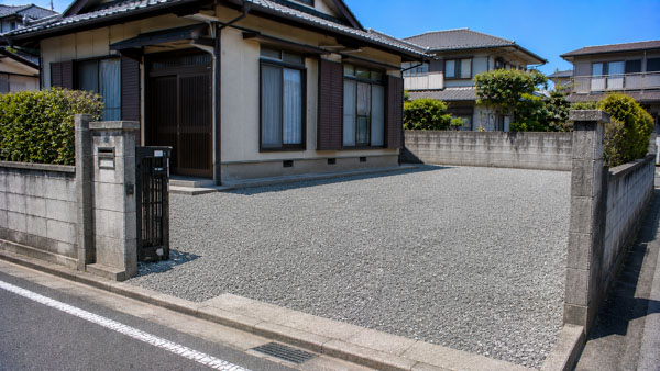筑西市 外構解体 庭石撤去 参考イメージ（解体後）