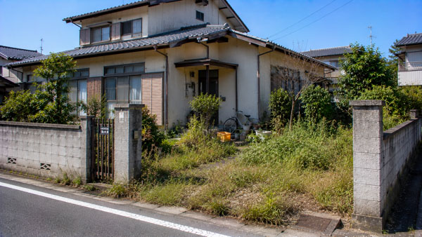 つくば市 木造空き家解体 施工前