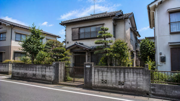 鹿嶋市 木造空き家解体 施工前