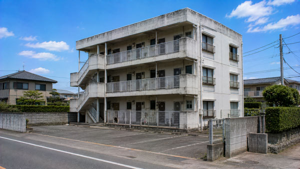 つくば市 RC造アパート解体 施工前