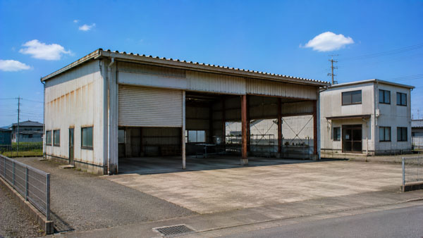 神栖市 鉄骨作業場解体 施工前